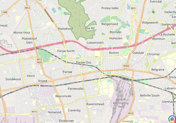 Map location of Avondale